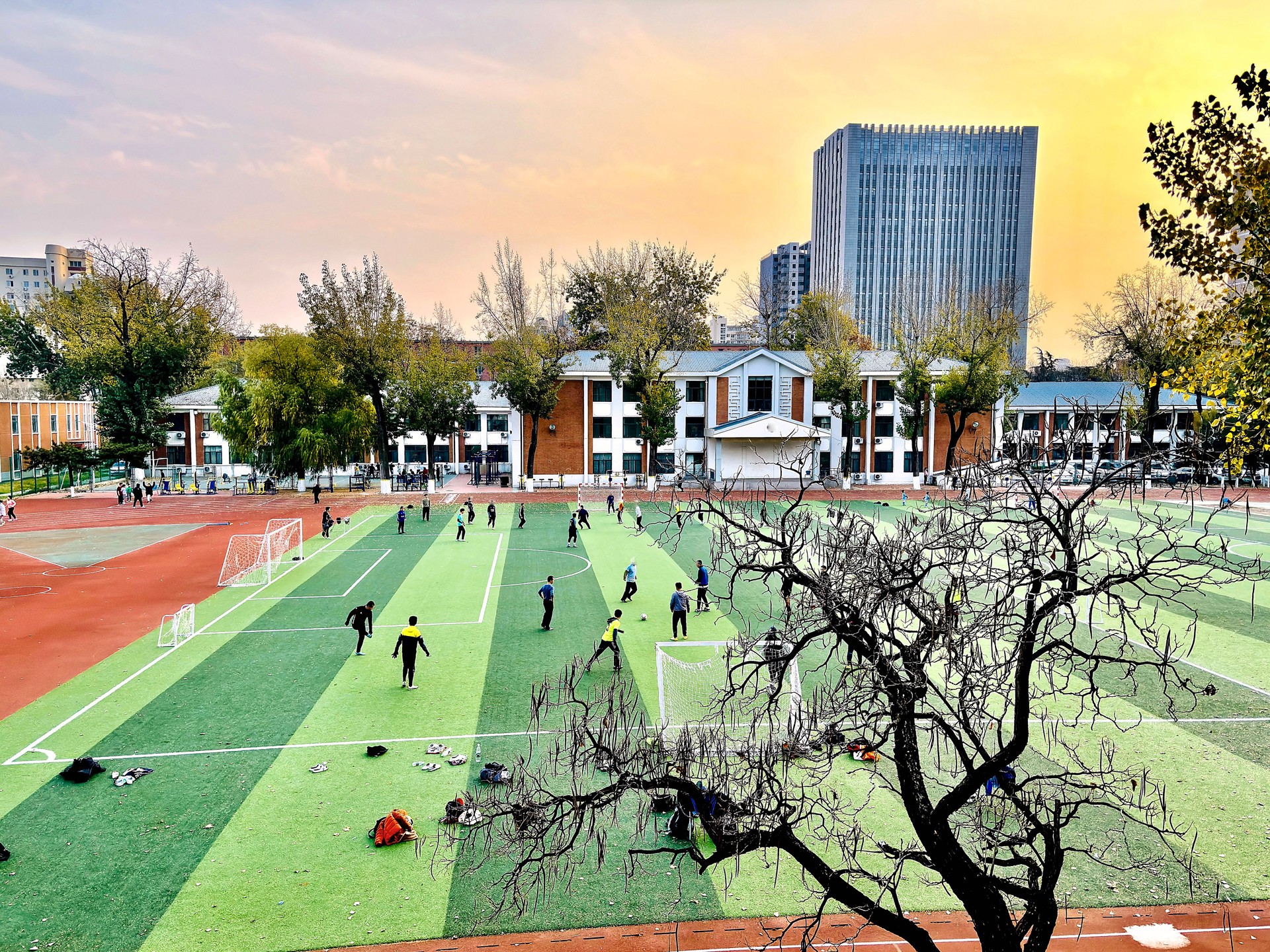 BTBU University . Football ground china